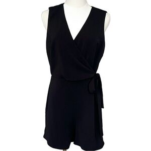 Lavender Brown Black Wrap Jumpsuit Size M